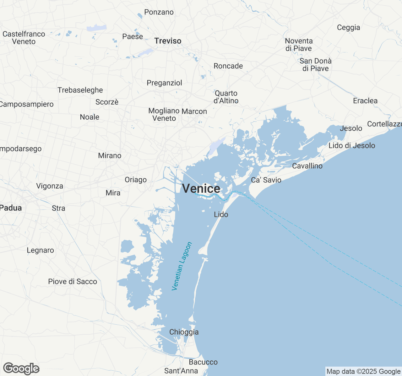Map of Venice